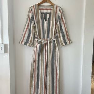 Madewell Striped Jumpsuit